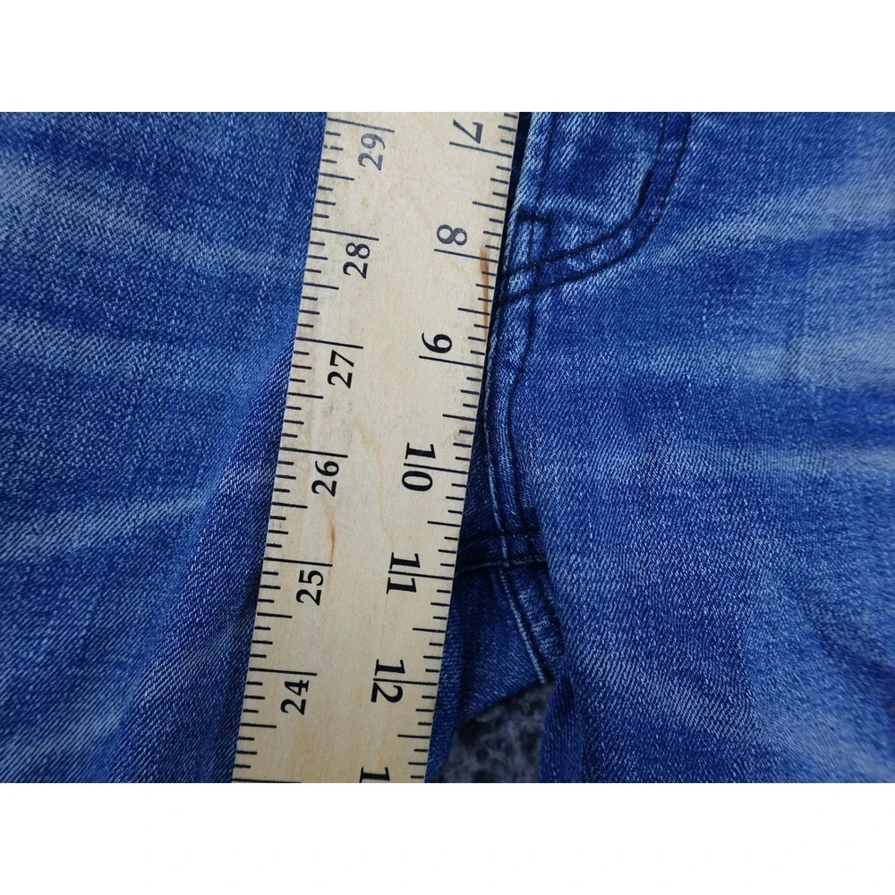 DPSR Denim Peoples Republic Jeans Mens XL Blue Straight Leg Faded Distressed